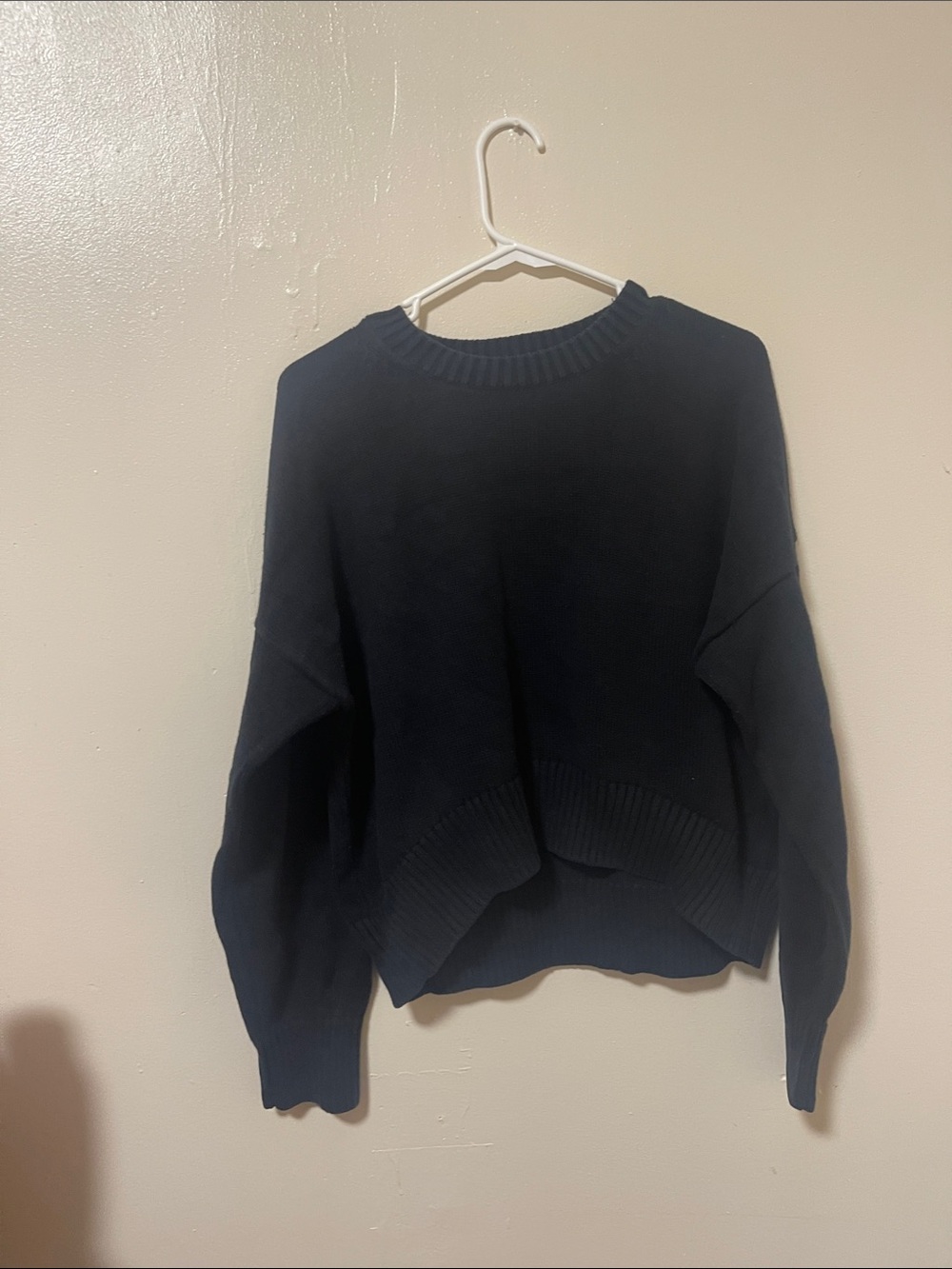 Quince Navy Crewneck Sweater
